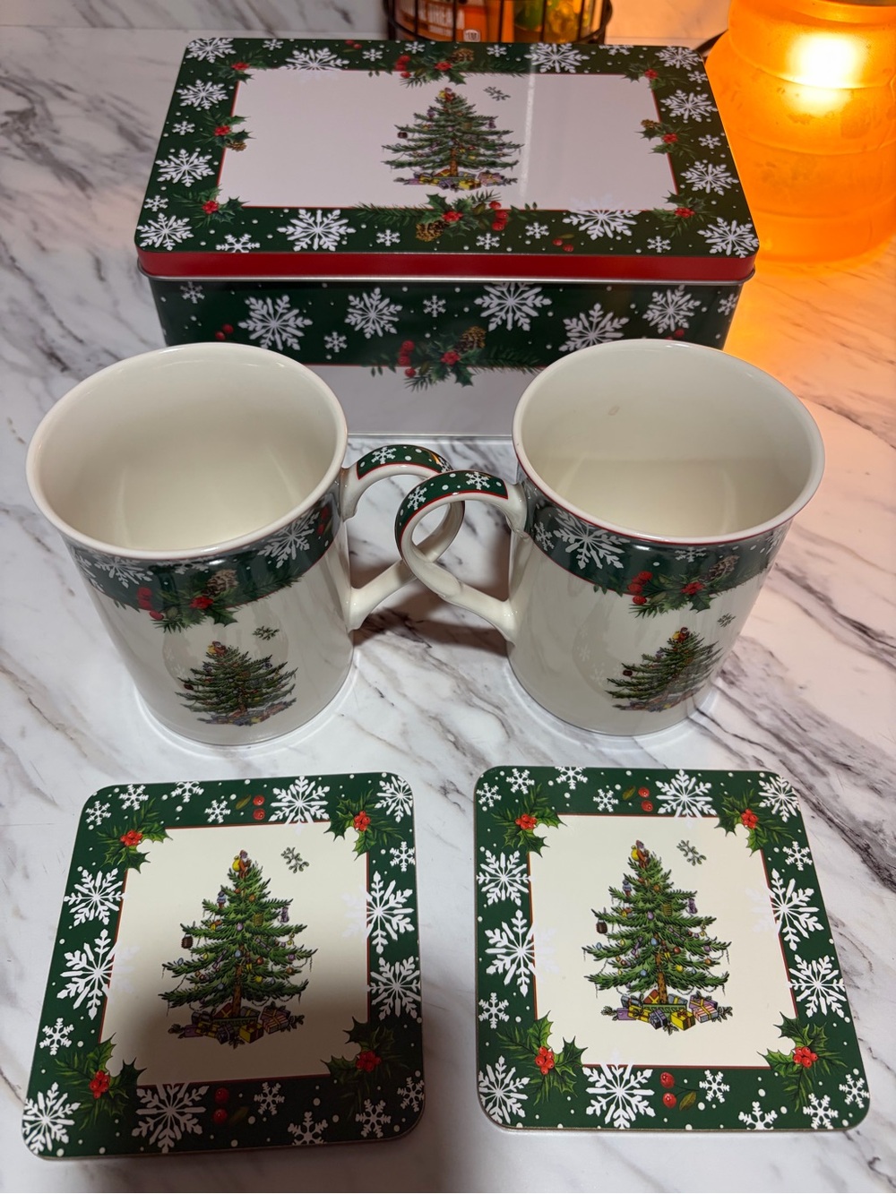 Spode Christmas Mug & Coaster Set BRAND NEW